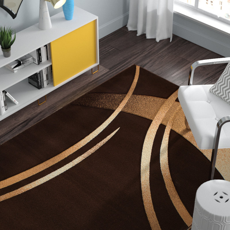 Zipcode Design Rene Dark Brown Rug & Reviews Wayfair